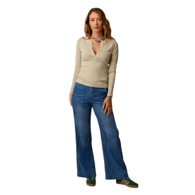 Carve Farrah Lightweight Denim Wide Leg