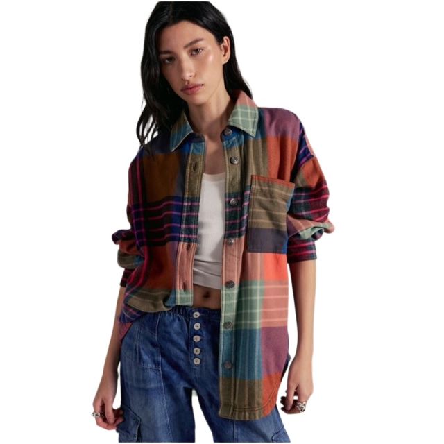 Free People Ashley Plaid Shirt