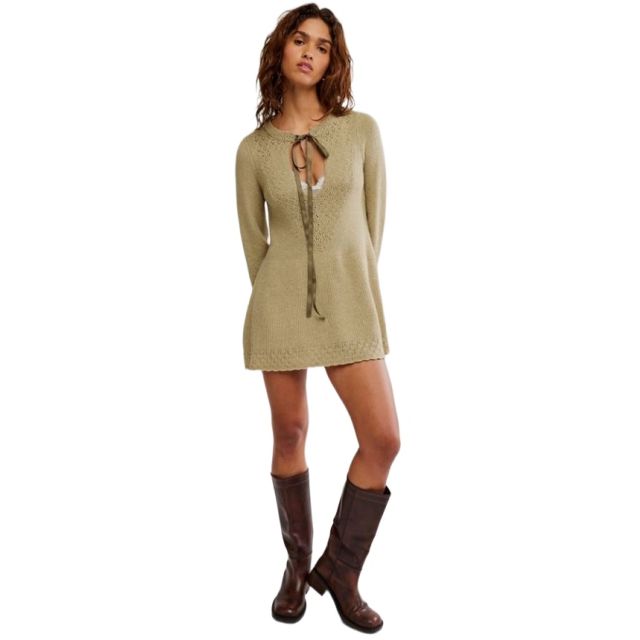 Free People Bali Old Flame Sweater Dress