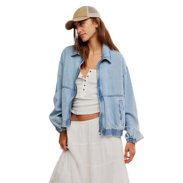 Free People Birdie Denim Jacket