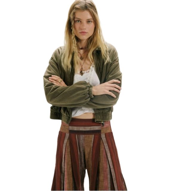 Free People Birdie Washed Jacket