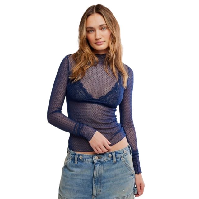 Free People Minding My Business Top