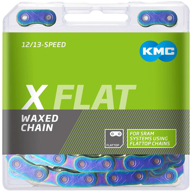 KMC X-Flat Waxed Chain - 12/13-Speed