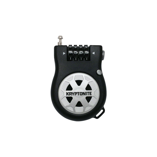 Kryptonite R-2 Retractable Combo Cable Lock: 3'