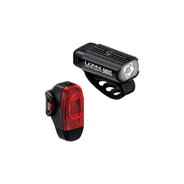 Lezyne Hecto Drive 500XL/KTV Drive+ Headlight and Taillight Set