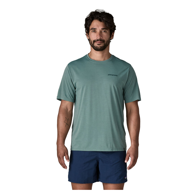 Patagonia Men's Cap Cool Daily Shirt - Boardshort Logo