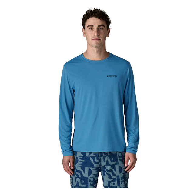 Patagonia Men's L/S Cap Cool Daily Shirt - Boardshort Logo