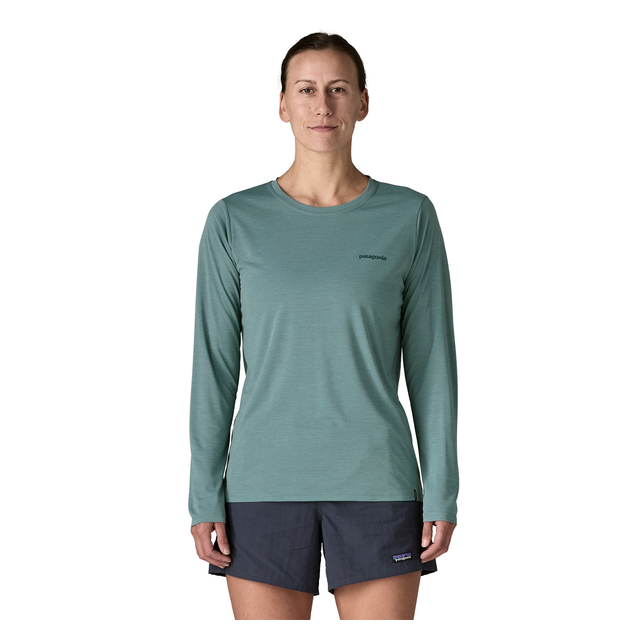Patagonia Women's L/S Cap Cool Daily Shirt - Boardshort Logo