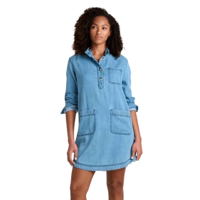 Toad & Co Pinon Soft Denim Popover Dress