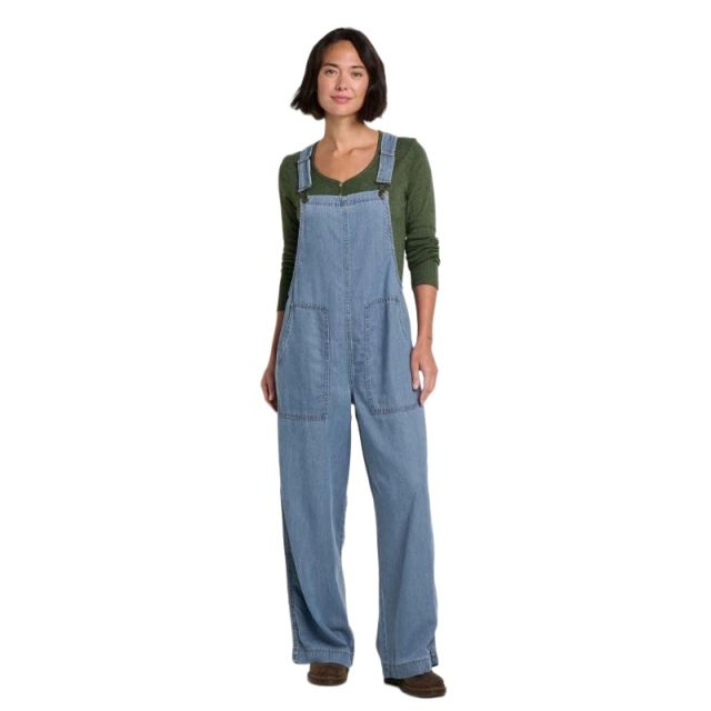 Toad & Co Pinon Soft Denim Wide Leg Overall