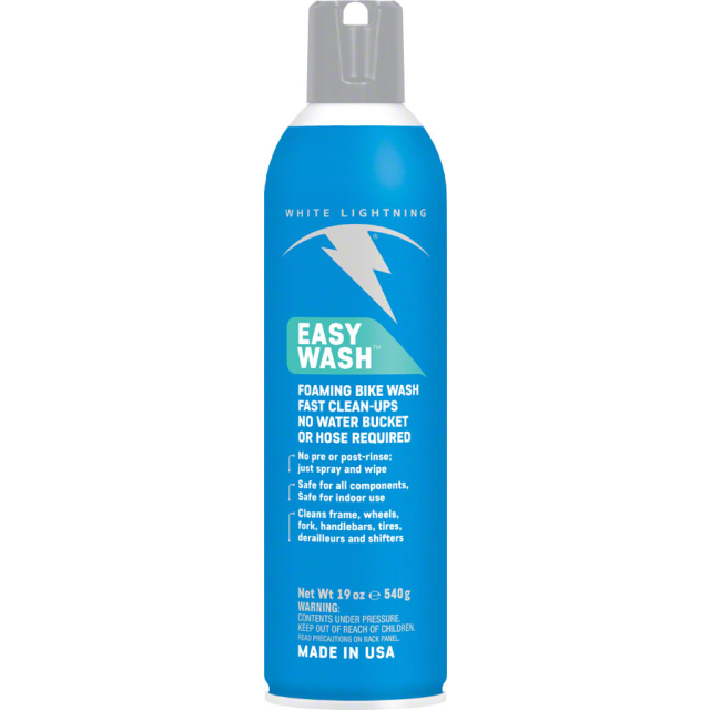 White Lightning Easy Wash Bike Cleaner, 19oz Aerosol