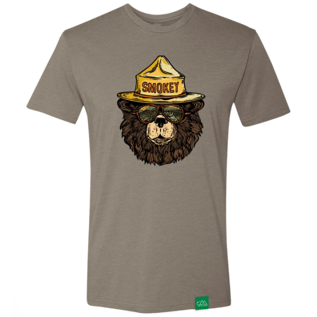 Wild Tribute Groovy Smokey Bear T-Shirt