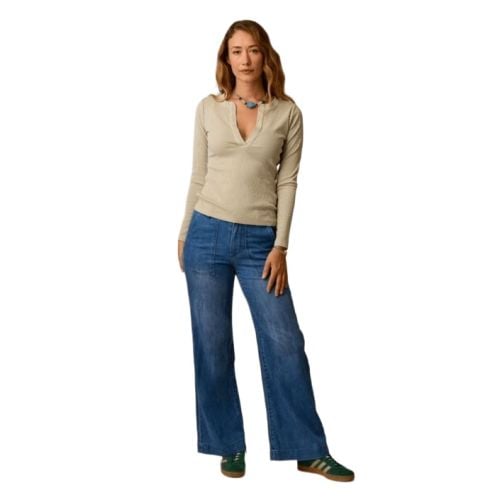 Carve Farrah Lightweight Denim Wide Leg