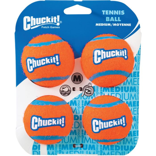 CHUCKIT! TENNIS BALL - 4 pack