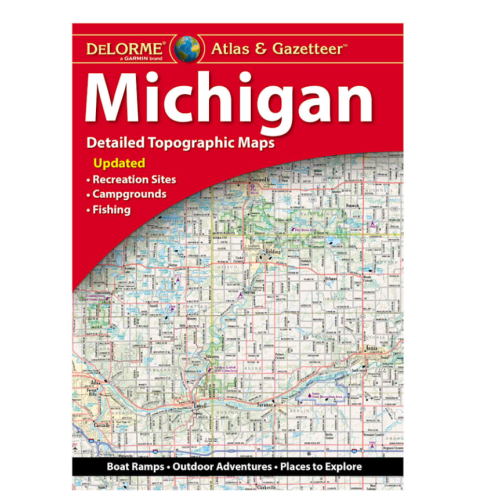 DeLorme® Atlas & Gazetteer Paper Maps - MICHIGAN