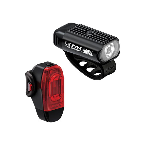 Lezyne Hecto Drive 500XL/KTV Drive+ Headlight and Taillight Set