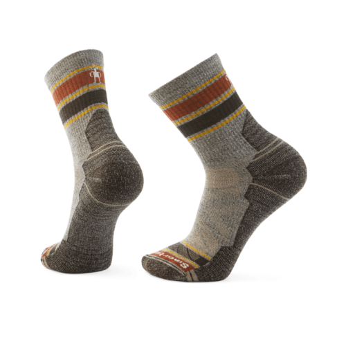 Smartwool Hike LC Striped Mid Crew Socks